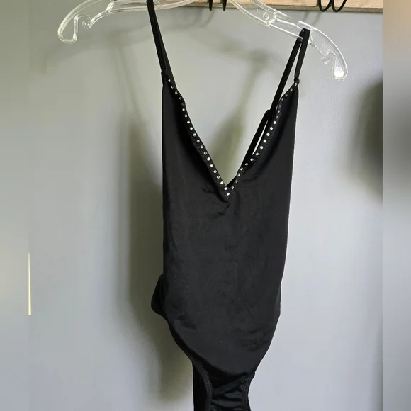 Aqua Swimsuit One Piece Black, Small